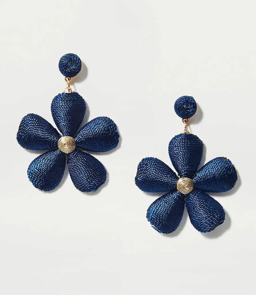FLORAL STATEMENT EARRINGS