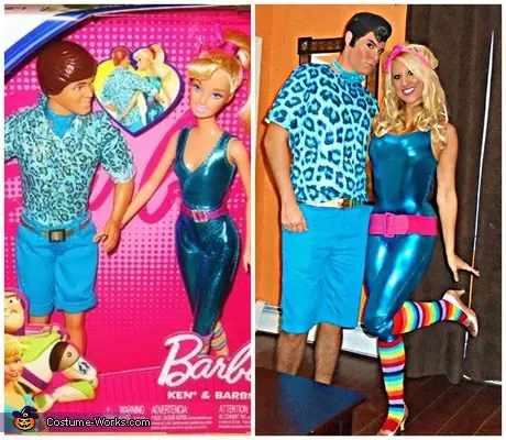 Barbie and Ken Halloween Costumes