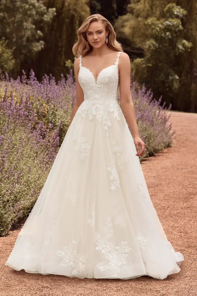 Wedding dress with a-line