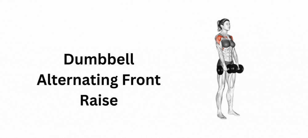Dumbbell Alternating Front Raise