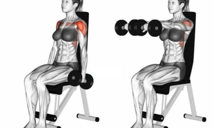 Dumbbell Full Can Seated Front Raise