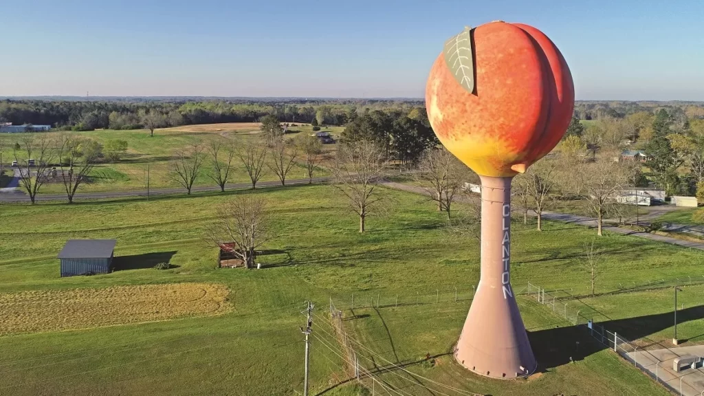 Clanton Peach Water Tower