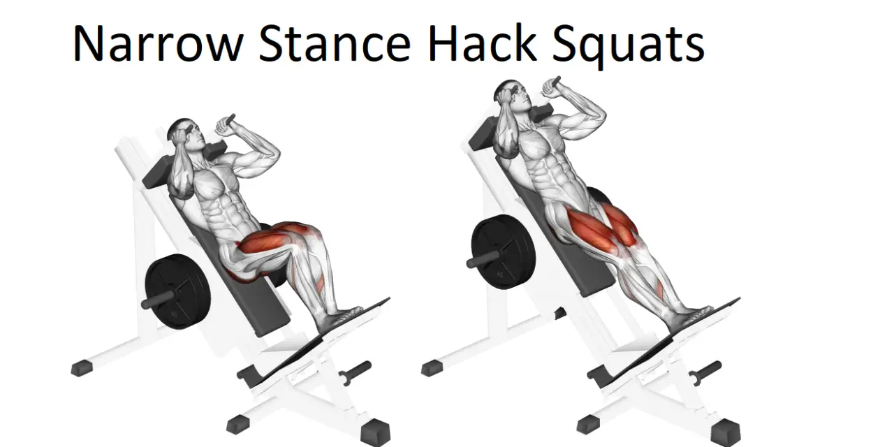 Narrow Stance Hack Squats