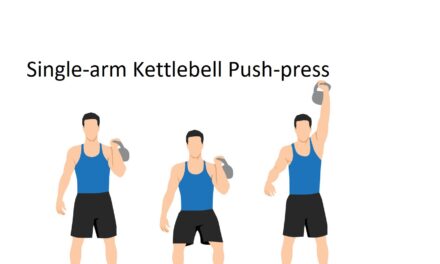Single-arm Kettlebell Push-press