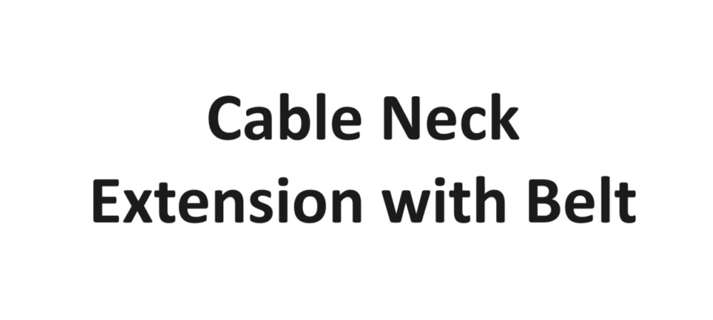Cable Neck Extension with Belt