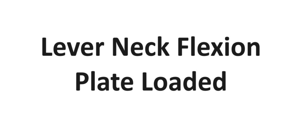 Lever Neck Flexion Plate Loaded