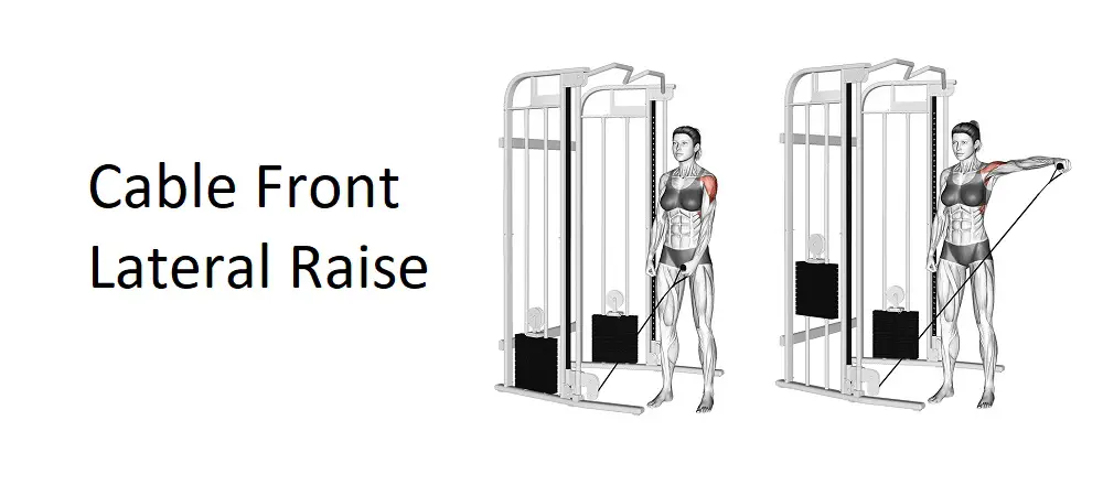 Cable Front Lateral Raise